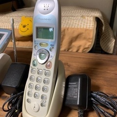 ☆取引先決まりました☆パイオニア　留守番電話機TF–CV320コードレス子機付きの画像