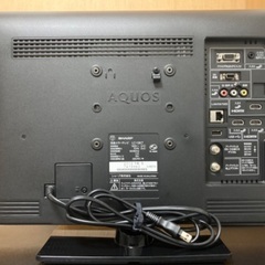 シャープ液晶テレビAQUOSハイビジョンの画像