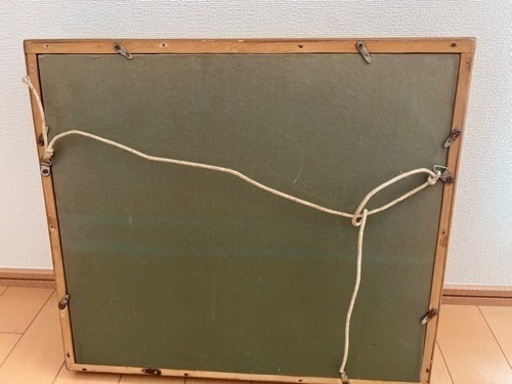 世界の名画　カミーユ・ピサロ 「村の入り口」　工藝画