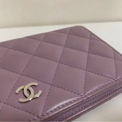 【最終値下げ】シャネル ラムスキン レディース 長財布の画像