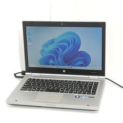 保証付 即使用可 ノートパソコン HP 8470p 中古美品 第3世代i5