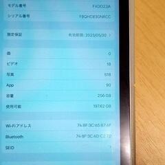 iPad Pro (第2世代) 11インチ 256GB シルバー Wi-Fiモデルの画像