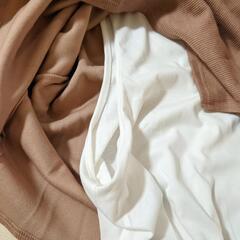 新品 マタニティ服 授乳機能付き 重ね着風ニット Ｌサイズ 長袖 レディースの画像