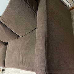 ソファ　ブラウンの画像