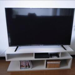50V型4K対応テレビ＋テレビ台セットの画像