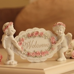 天使のオブジェ　welcome
