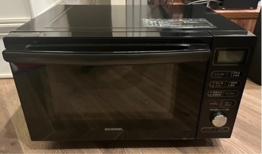 【オーブンレンジ】アイリスオーヤマ18L オーブンレンジ 黒