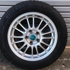 No.27スタッドレス　205/60/16 5H PCD114.3 アルミ付4本セット