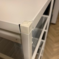 スチールラック　白　IKEA ヨナクセルの画像