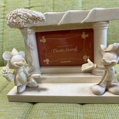 ミッキー　ミニー　レリーフ　フォトフレーム