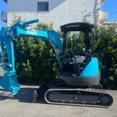●ユンボ●SK30UR-3E●コベルコ-●倍速●マルチ●ディーゼル●4274時間●ミニ油圧ショベル●重機の画像