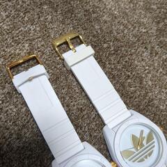 adidas　ペアウォッチ　ゴールド＆ピンクゴールドの画像