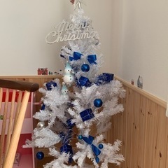 クリスマスツリー 120cm ホワイト 