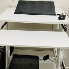 テレワーク机　パソコンデスク