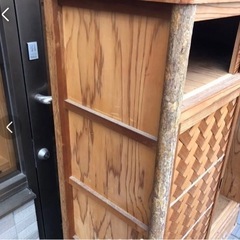 茶道具 茶棚 置水屋 茶箪笥