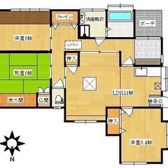 🏡土地広々　田舎暮らし　賃貸平屋戸建て🏡 - 朝倉市