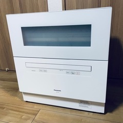 【2021年製】Panasonic NP-TH4-W 食器洗い乾燥機　分岐水栓付き！