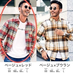 【新品タグ付き】roshell ロシェル　コットン　ネルシャツ