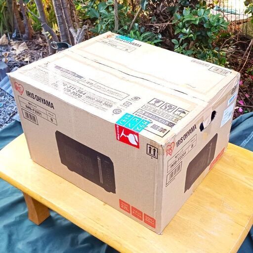 ★未使用‼お届け可！★ 22年製！ アイリスオーヤマ 電子レンジ IMB-F2201 ブラック