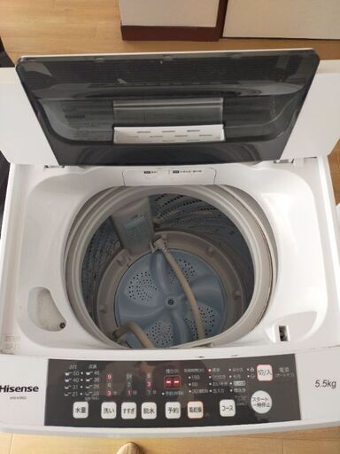 【出血値下げ】2017年製5.5kg Hisense洗濯機売ります！