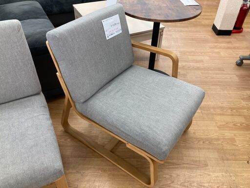 ★ジモティ割あり★ 無印良品 ソファー グレー H77×W119×D168 クリーニング済み KJ1129