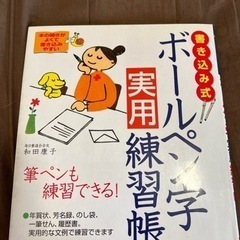 書き込み式ボールペン字実用練習帳