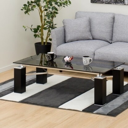 ニトリガラステーブル