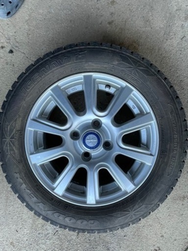 グッドイヤー スタッドレスタイヤ 175/65/R14  4H  PCD100  アルミ付4本セット