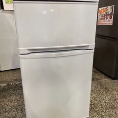 愛品館市原店】ELSONIC 2021年製 83L 2ドア冷蔵庫 EJ-R832W【愛