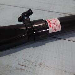 67 【未使用】　つっぱり棒  ブラック 幅75~120cm 耐荷重　50~30kg パイプ直径3cm の画像