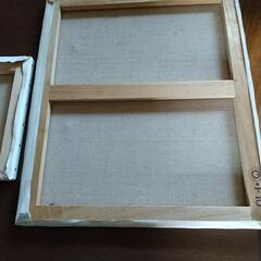 値下げしました‼️油絵キャンバス２枚セットの画像