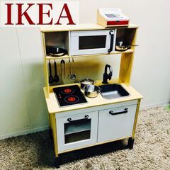 【お取引中】IKEA(イケア) おままごとキッチン＋レジ付き(動...