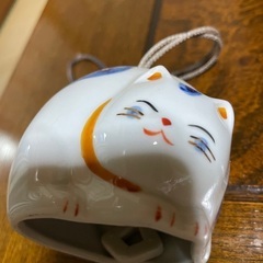 ねこちゃんの風鈴の画像