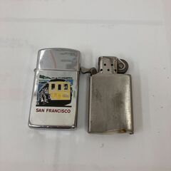 【値下げしました!!】ZIPPO ジッポ オイルライター スリムタイプ 1982 SAN FRABCISCO 電車 トレイン 黄色 イエロー No.754● ※現金、クレジット、スマホ決済対応※の画像
