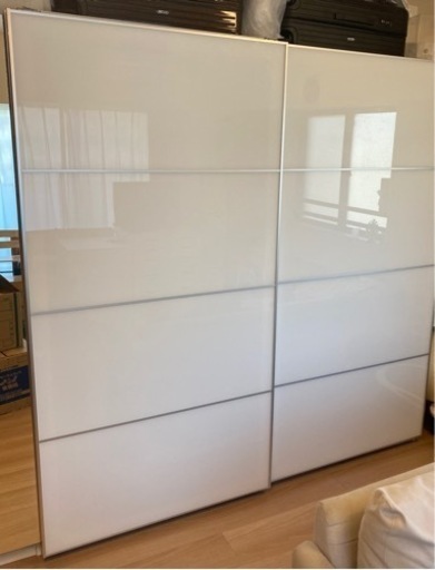 【12/27.28引取限定】IKEA パックス　PAX 引き戸　扉　FÄRVIK フェールヴィーク