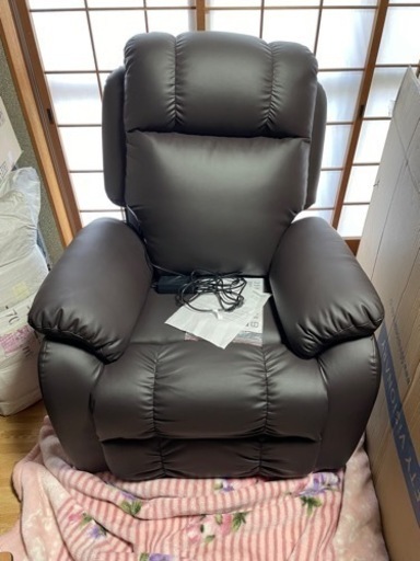 最終値下げ⭐︎未使用品　電動ラウンジチェア SHIFFON（シフォン）ダークブラウン