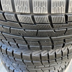 【さらにさらに値下げしました】国産スタッドレスタイヤ4本セット(バルブ新品済)195/65R14アルミマルチ5穴　の画像