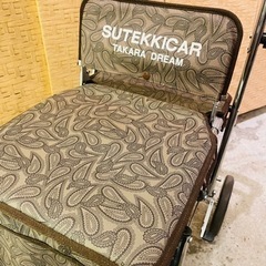 【売約済み】　シルバーカー　シルバーカート　買い物　ヘルスバッグ　シニアカー　シニアカート　手押し車　座れる　座面付き　の画像