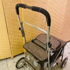 【売約済み】　シルバーカー　シルバーカート　買い物　ヘルスバッグ　シニアカー　シニアカート　手押し車　座れる　座面付き　の画像