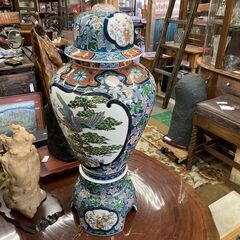 豪華！ ビンテージ　有田金龍窯 当時35-40万円◆博山作◆金襴手三段沈香壺◆工芸美術品窯元◆取りに来て頂ける方♪の画像