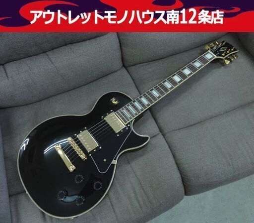 BUSKER'S レスポールカスタムタイプ エレキギター ケース付 弦交換済