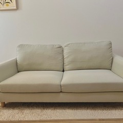 【受け渡し先決定しました】ソファ　2.5人用　ベージュ　無料