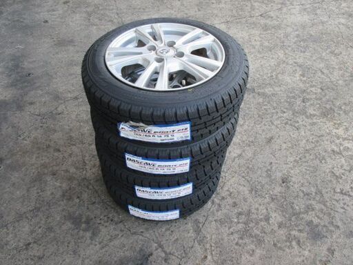 【来店取替】軽自動車 新品スタッドレスタイヤ&アルミ付きセット 155/65R14 トーヨー