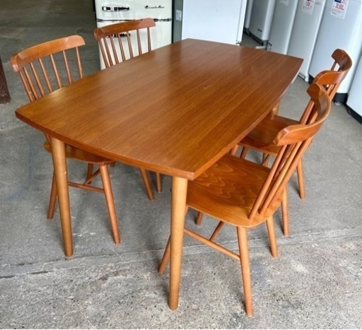 札幌市内配送無料 unico ウニコ ダイニング5点セット テーブル幅135cm チェア4脚