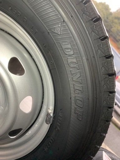 【新品】145/R12 6PR スタッドレスタイヤ&テッチンホイール4本セット