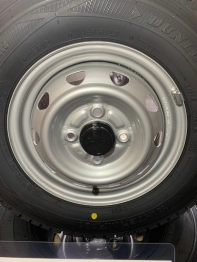 【新品】145/R12 6PR スタッドレスタイヤ&テッチンホイール4本セット