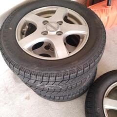 ブリヂストンBRIZZAK VRX 155/65R13 2020年11月製2シーズン使用 アルミ