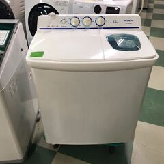 日立　二層式洗濯機　5.5ｋｇ　PS-55AS2　2018年製　シンプルデザイン　人気　チェック済　クリーニング済　貝塚市　二色浜