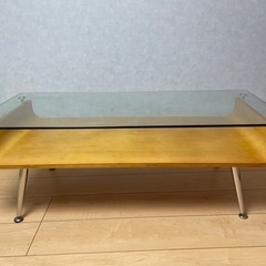 早い者勝ち❗️おしゃれ✨ガラステーブル✨の画像