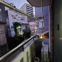 【取引中】物干しラック ベランダ設置タイプ お譲りしますの画像